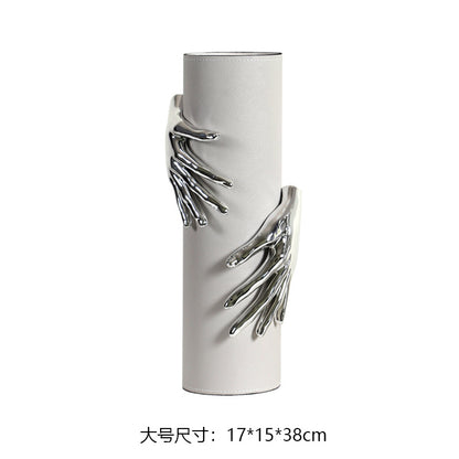 Moderne Skulpturale Handvase