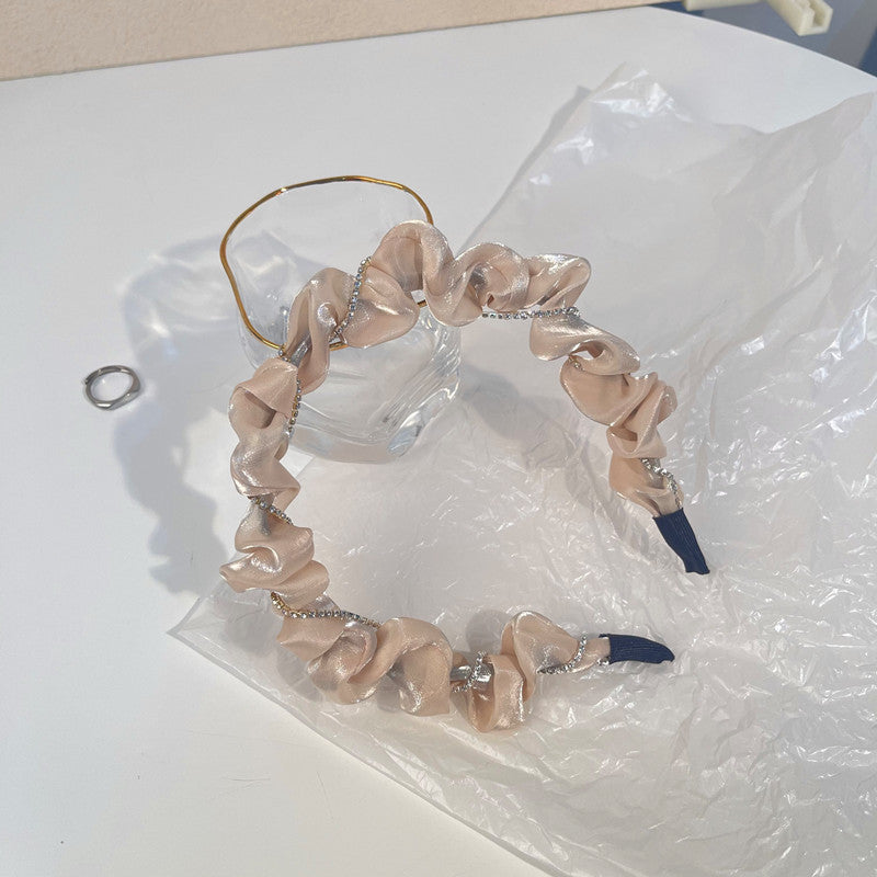 Dekorative Satin-Haarband Brehn