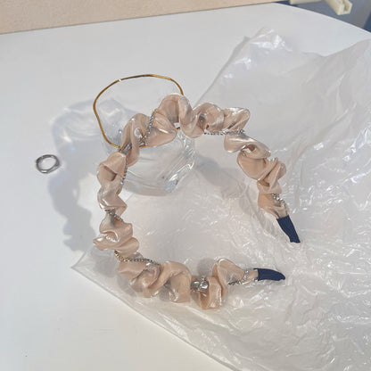 Dekorative Satin-Haarband Brehn
