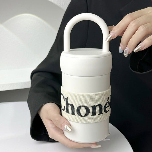 Damen Isolierte Trinkflasche mit ergonomischem Tragegriff Brehn