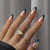 Elegantes French Tip Press-On Nail Art Set Brehn