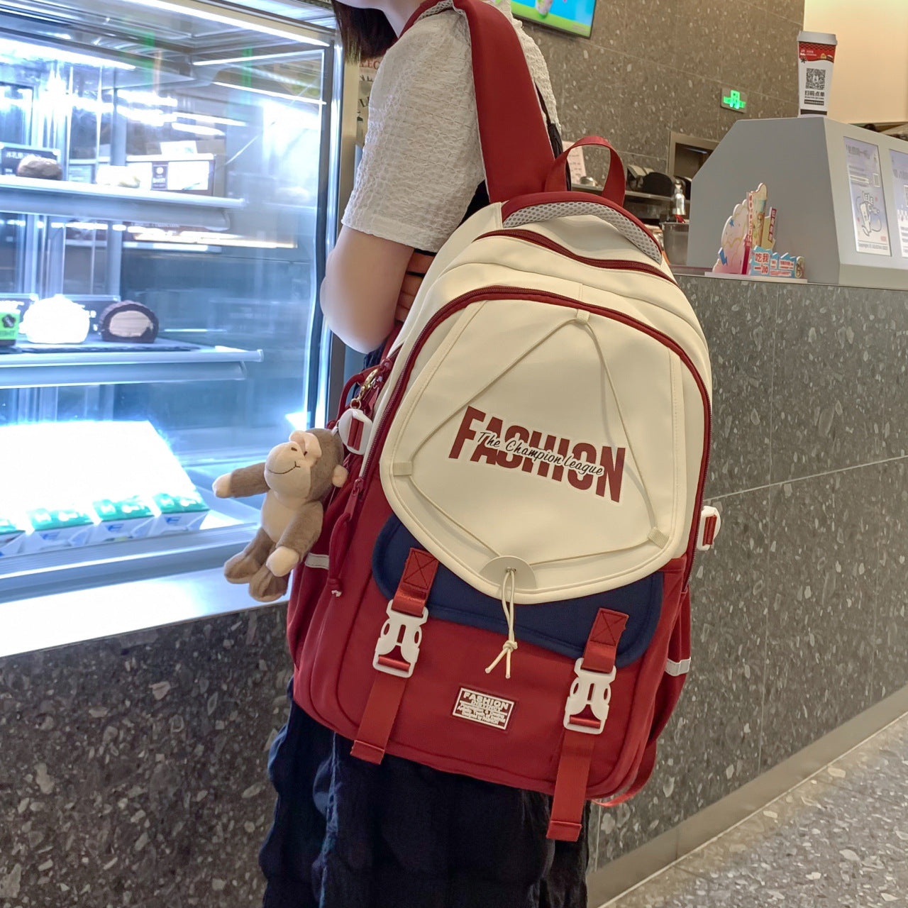 Rucksack mit Einzigartigem Design und Vielseitigen Fächern Brehn