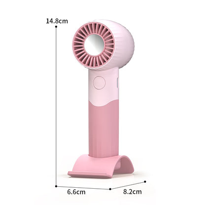 Damen Tragbarer Tischventilator mit verstellbarem Neigungswinkel Brehn