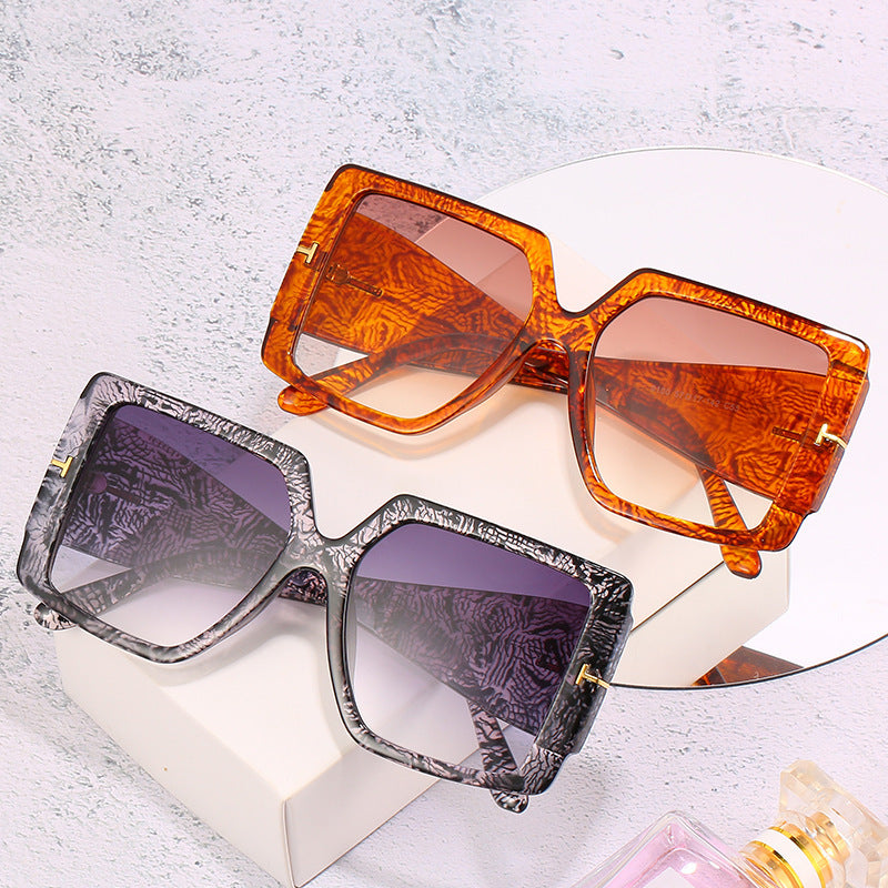 Einzigartige Oversized Geometrische Sonnenbrille Brehn