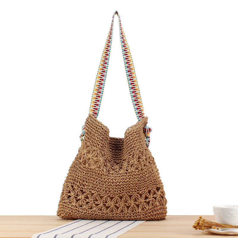 Handtasche mit Gestreiftem Tragegurt Brehn