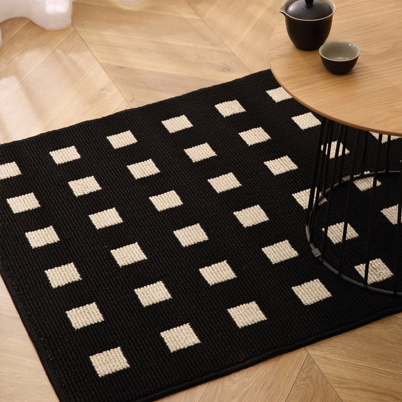 Geometrischer Fliesenmuster-Bereichsteppich
