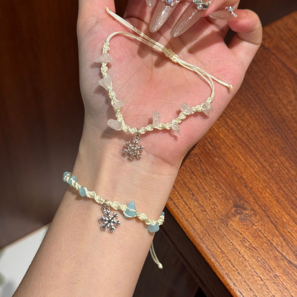 Crystal Charm Armband Brehn