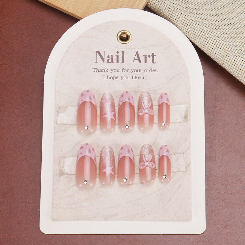 Elegante Nagelkunst Press-On Nägel Brehn