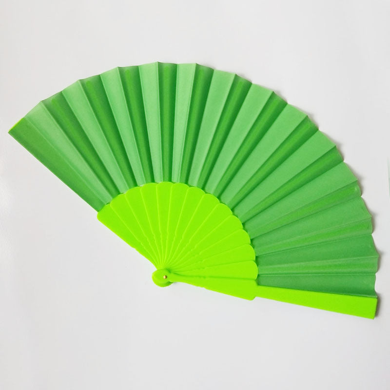 Damen eleganter Handfächer aus hochwertigem Papier und Naturmaterialien Brehn