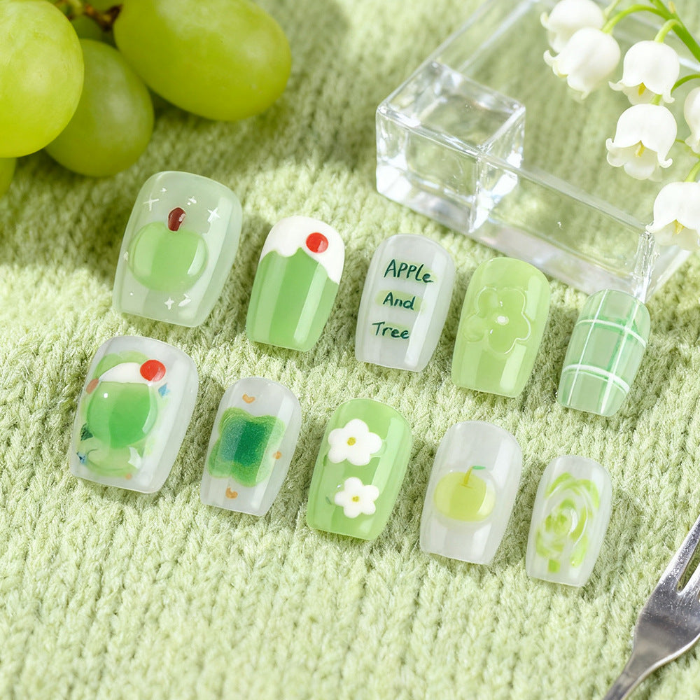 Kreative Themen Press-On Nagelkunst Brehn