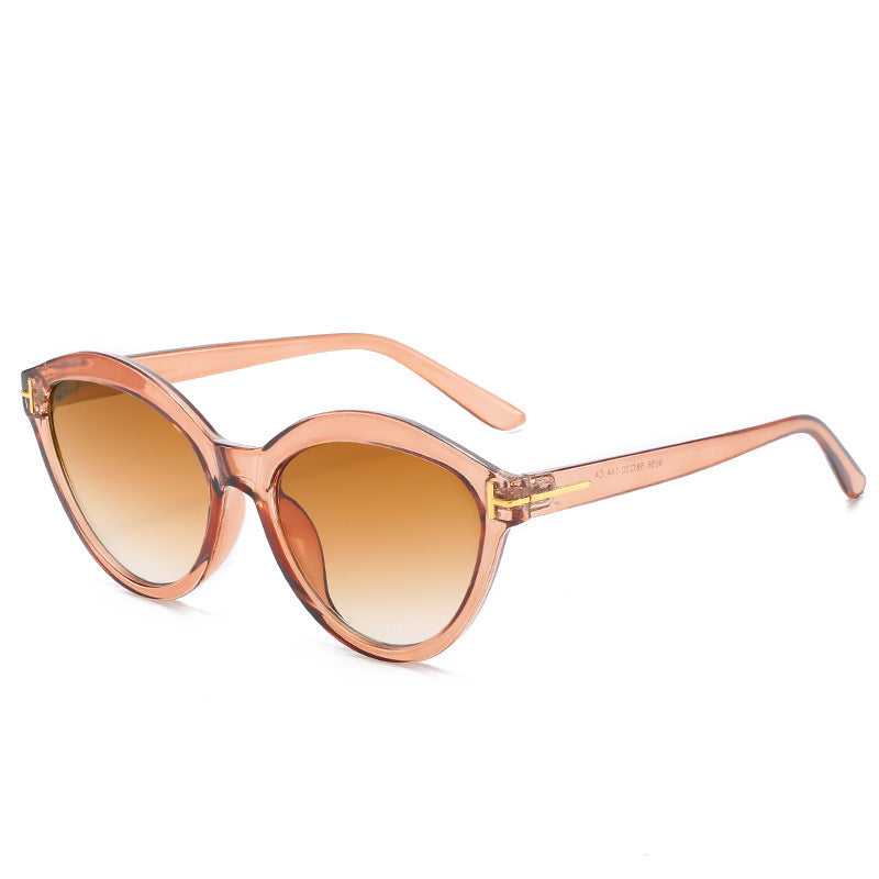 Elegante Übergroße Katzenaugen-Sonnenbrille Brehn