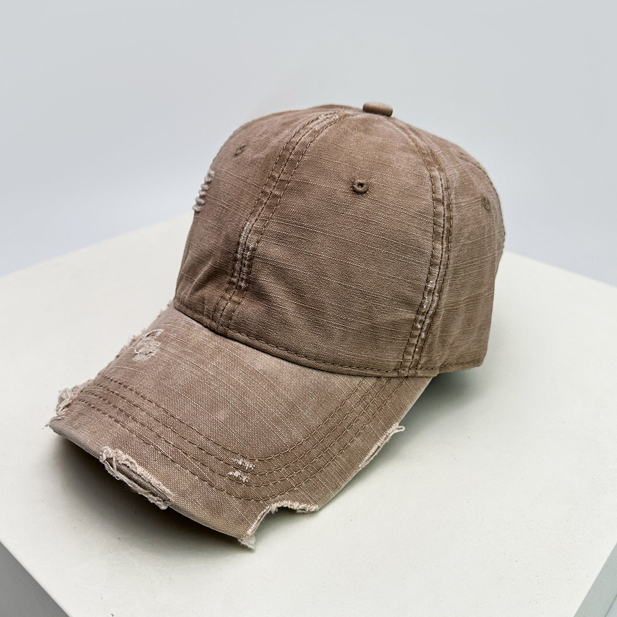 Herren Zerrissene Denim Baseballmütze Brehn