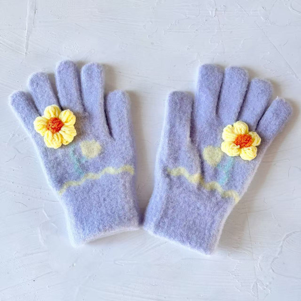 Schmetterlingsverzierte Touchscreen-Handschuhe Brehn