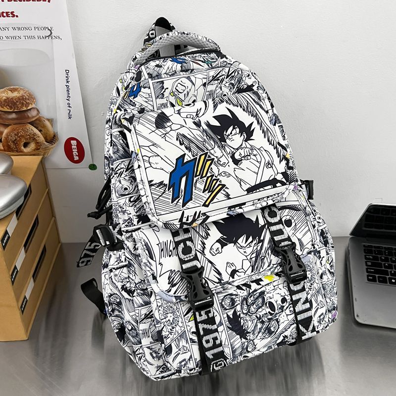 Rucksack Im Comic-Design mit Weichem Plüschanhänger Brehn
