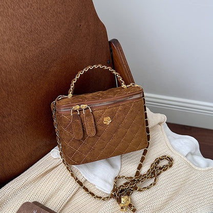 Elegante gesteppte Mini-Handtasche
