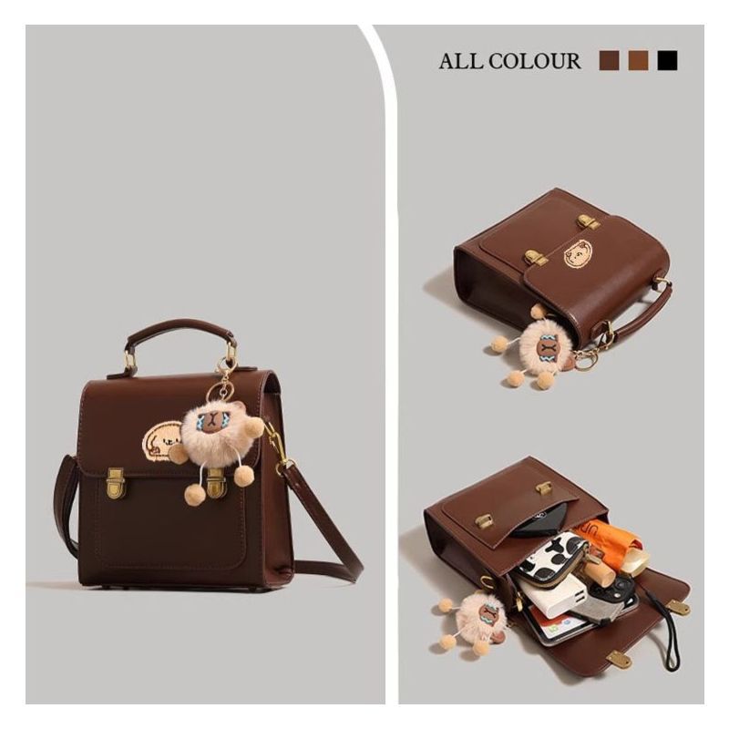 Chic Strukturierter Rucksack Brehn