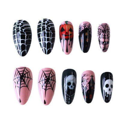 Spooky Halloween Themen Nagelkunst Brehn