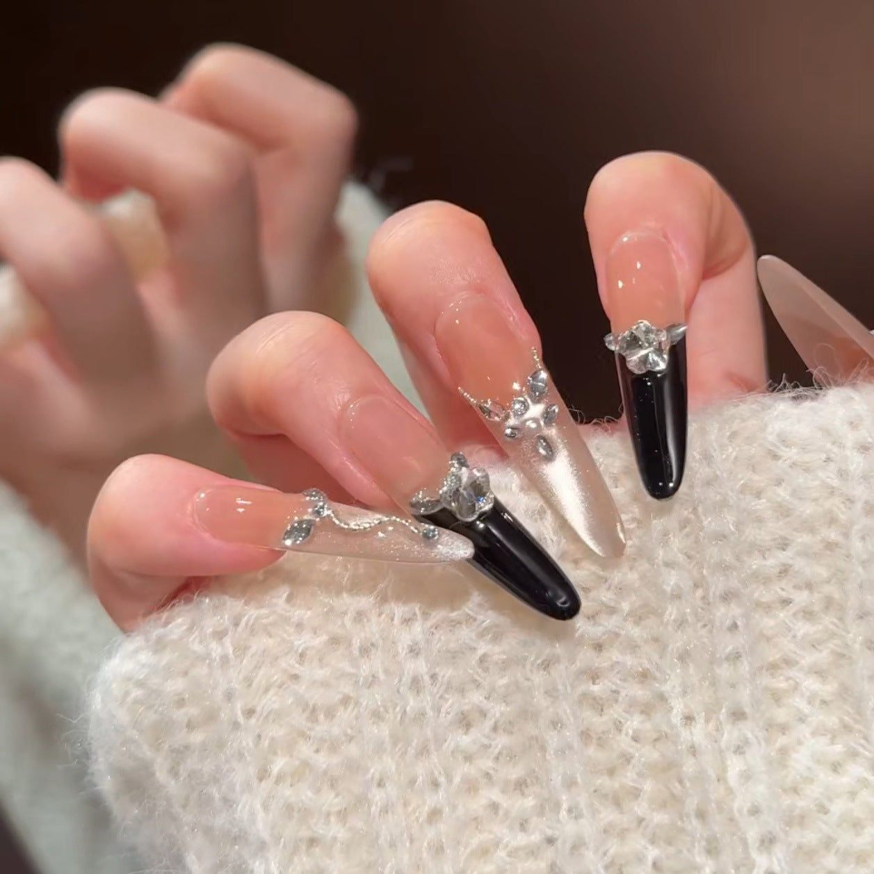 Trendy Acryl Press-On Nagelverlängerungen Brehn