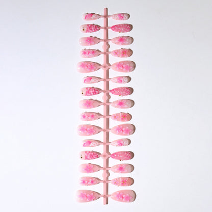 Künstlerisches Floral Press-On Nail Art Set Brehn 1790636644