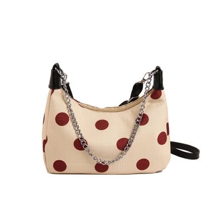 WoPolka Dot gemustertes Crossbody-Handtasche Brehn