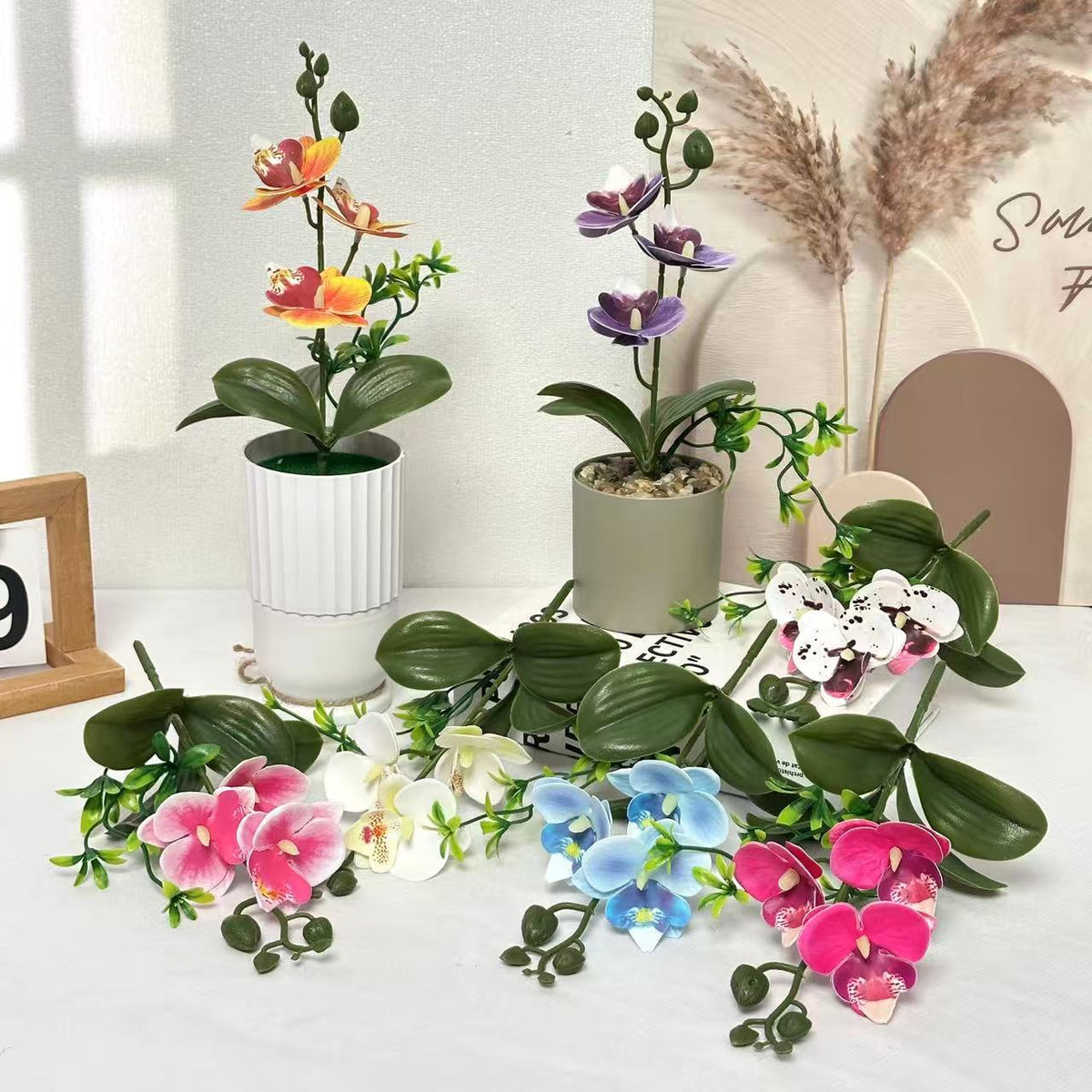 Elegante Orchideen Blumenarrangement