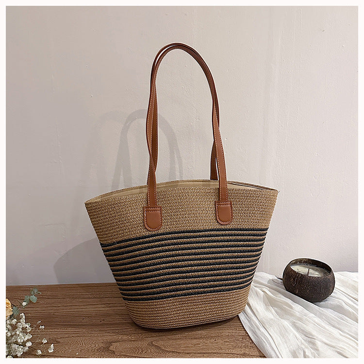Strohmärktasche