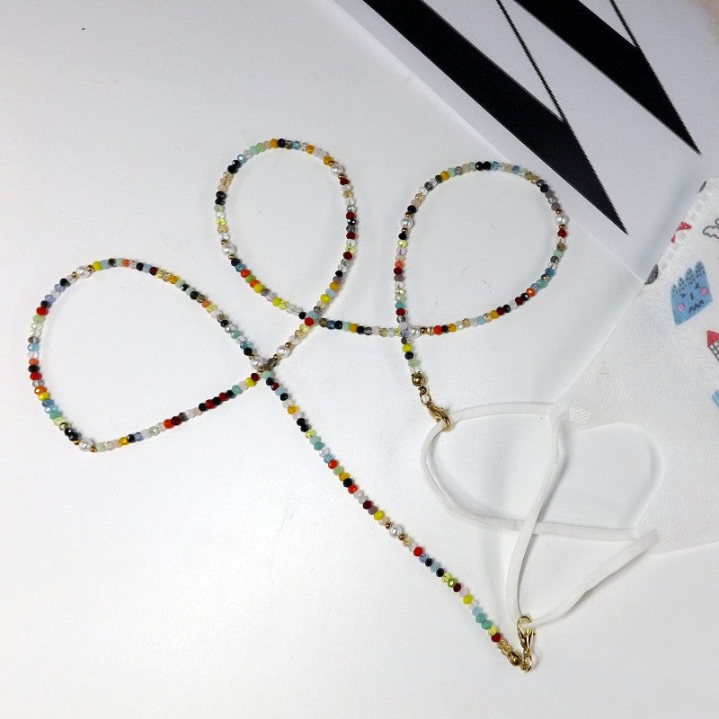 Verspielte Bead-Brillenkette Brehn