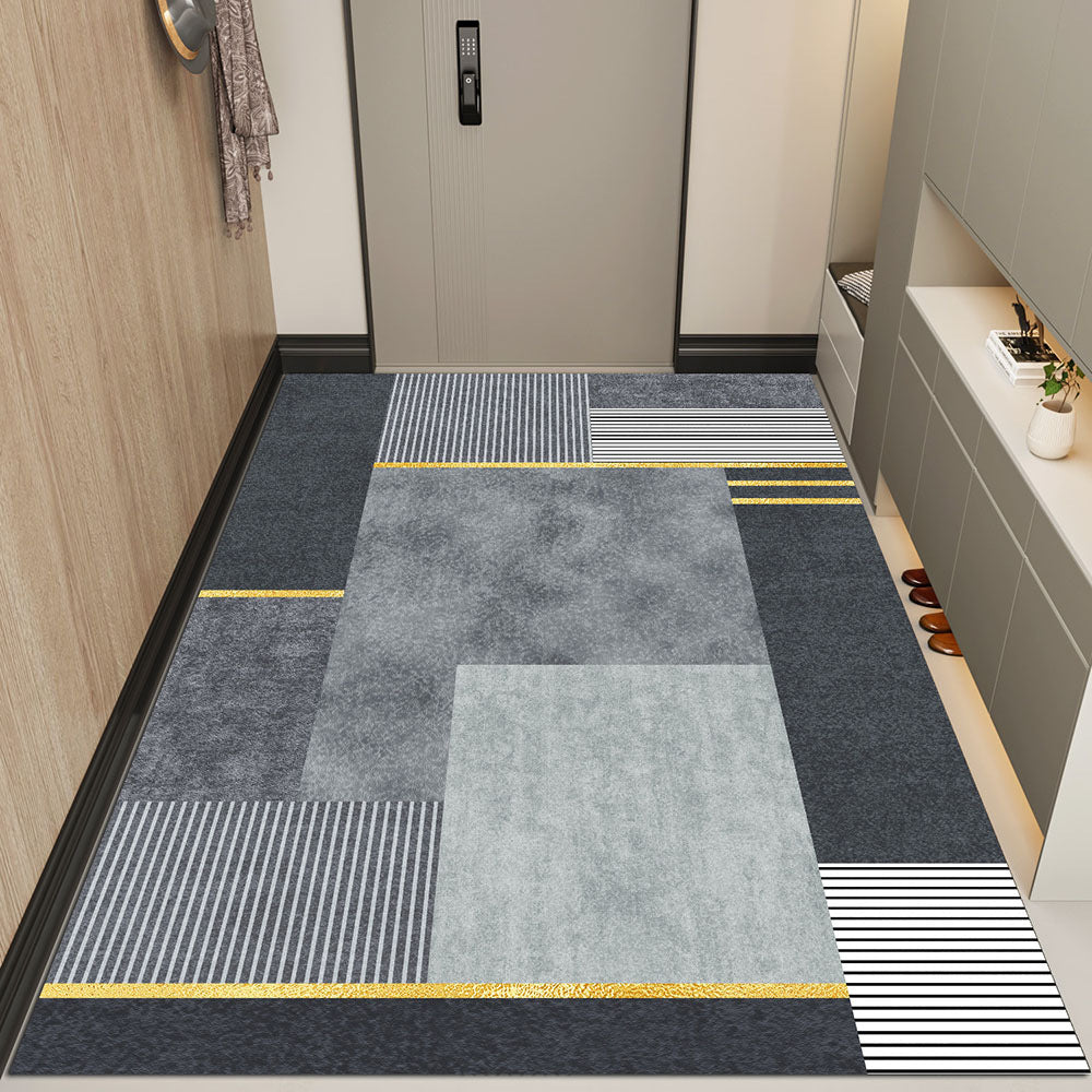 Geometrisches Muster Eingangs Teppich