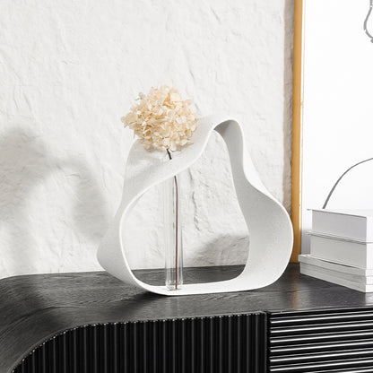 Moderner dekorativer Blumenhalter