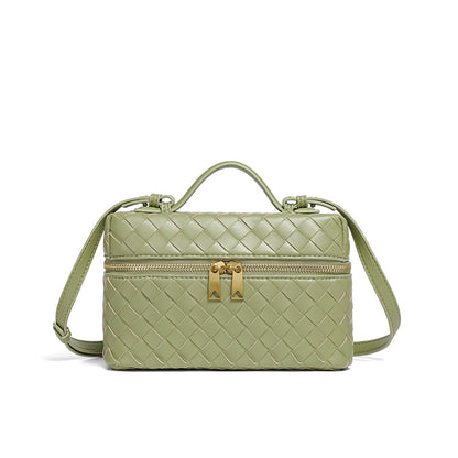 Gewebte Leder-Kosmetiktasche Brehn