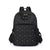 Stylische gesteppten Rucksack mit goldenen Akzenten