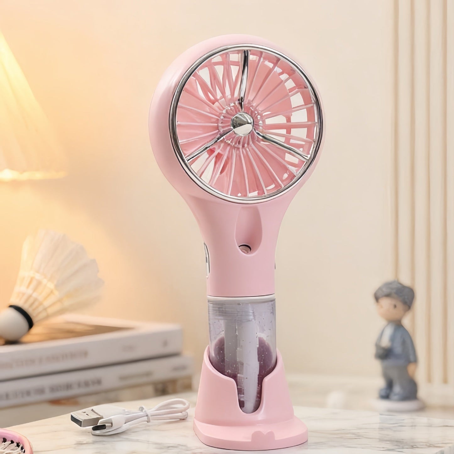 Damen Mini Mist Fan mit USB-Anschluss Brehn