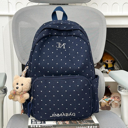 Punktemuster-Rucksack Brehn