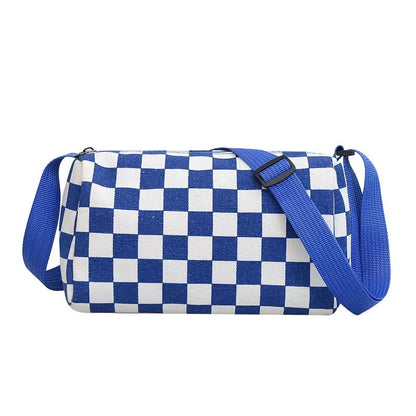 Stylische Schachbrett-Crossbody