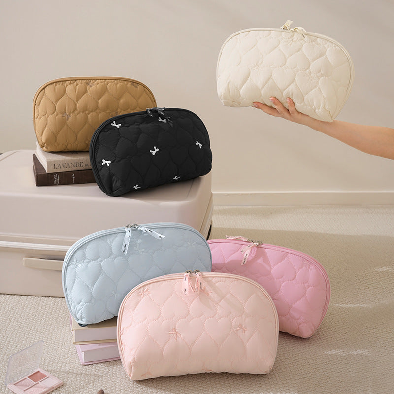 Herz-Gepolstertes Make-up Täschchen Brehn