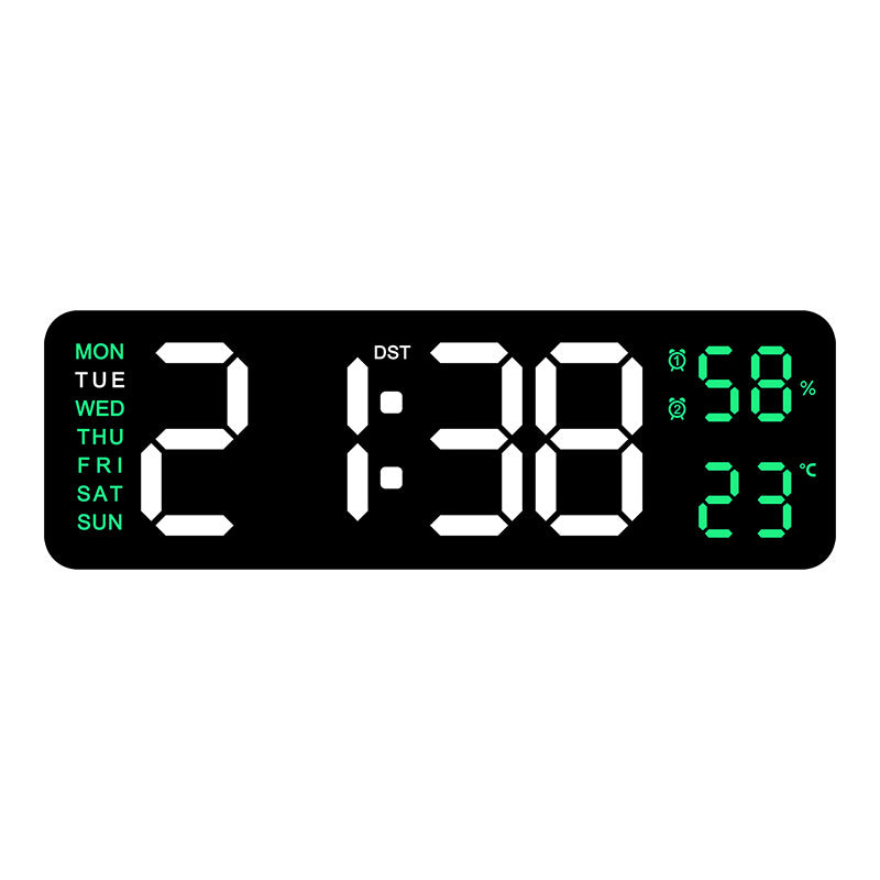 Digitaler Multifunktionswecker mit Hygrometer und Temperaturanzeige Brehn
