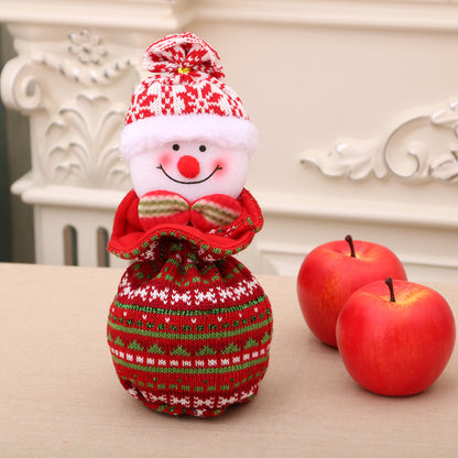 Dekorativer Schneemann Geschenktüte Brehn