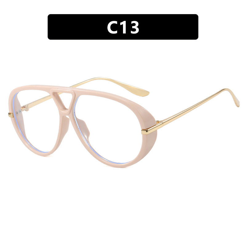 Damen Oversized Sonnenbrille mit elegantem Kunststoffrahmen und verspiegelten Gläsern Brehn