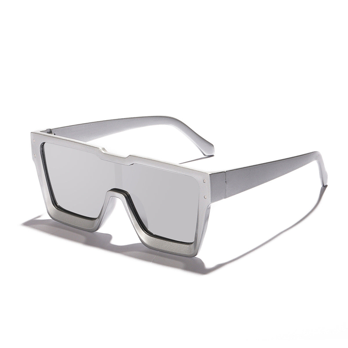 Damen statement Sonnenbrille mit breitem Rahmen und UV-Schutz Brehn