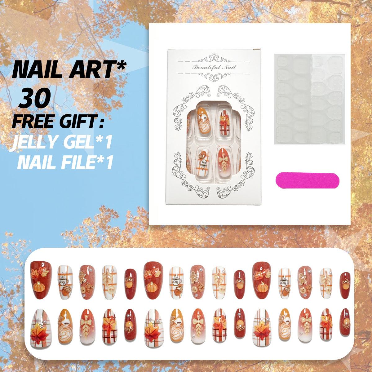 Saisonale Nagelkunst Kollektion