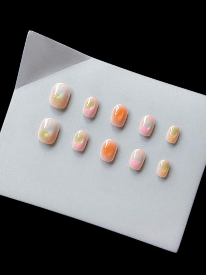 Künstlerisches Ombre-Nagel-Set