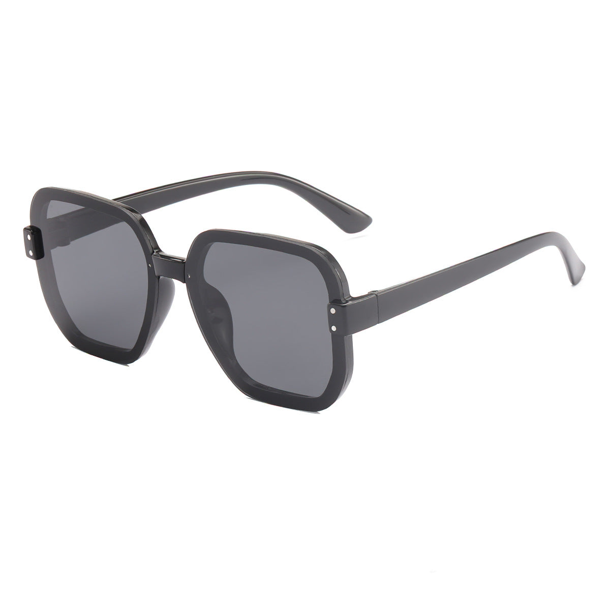 Damen modische quadratische Sonnenbrille mit gradienten Gläsern Brehn