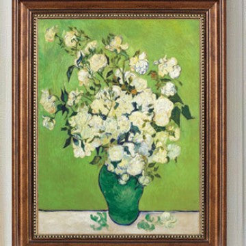 Blumenkunst Leinwanddruck