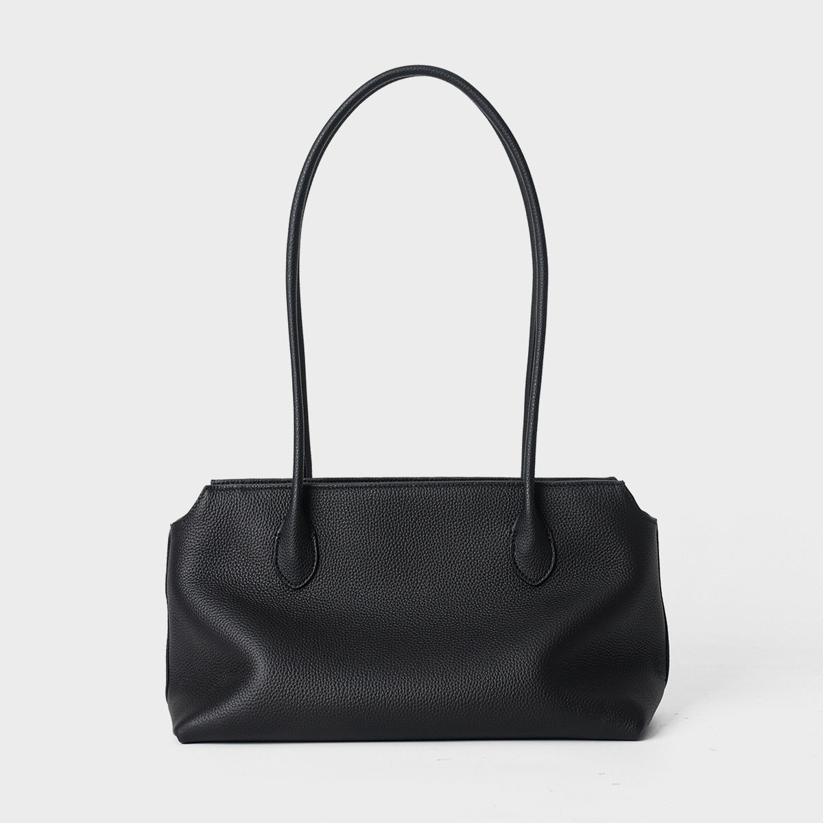 Slim rechteckige genoppte Tasche mit verlängerten Schultergurten