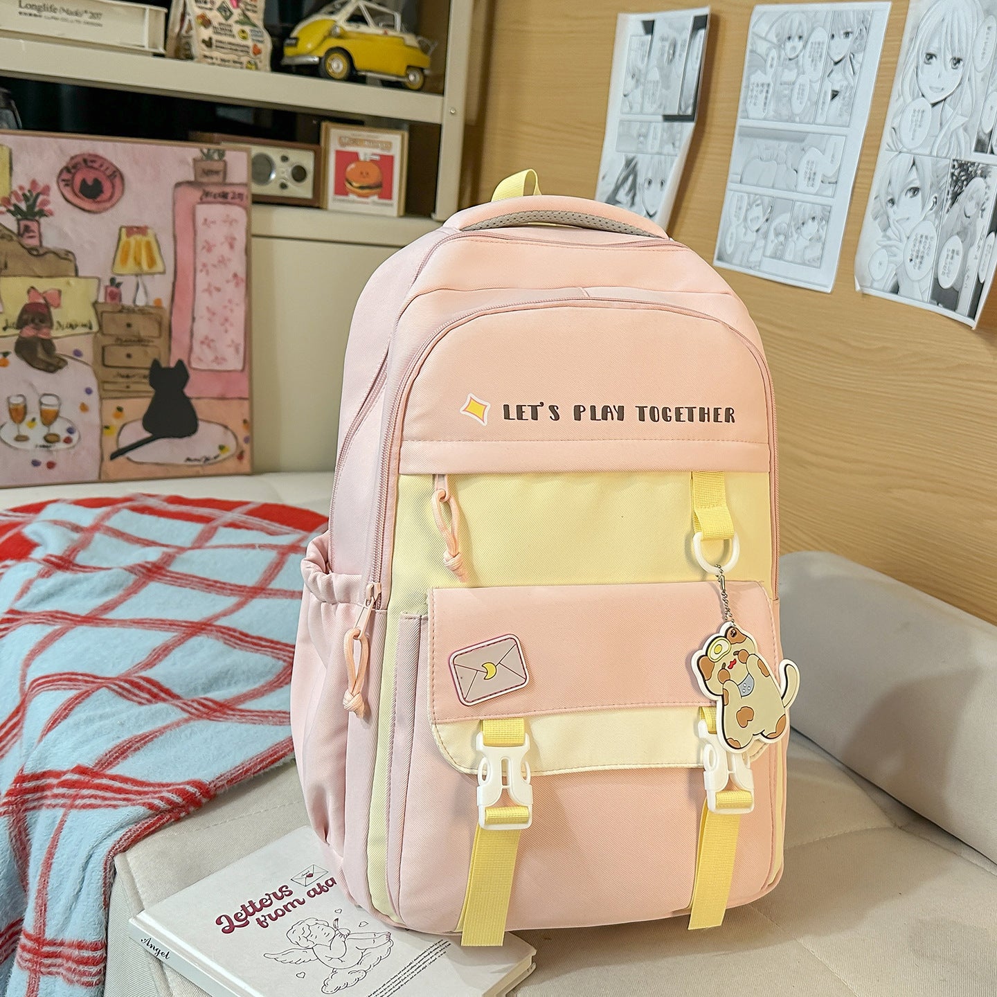 Rucksack mit Verspieltem Design und Innovativen Fächern Brehn