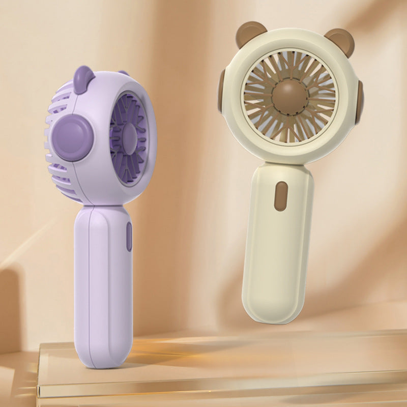 Unisex Tragbarer Handventilator im niedlichen Pandadesign Brehn