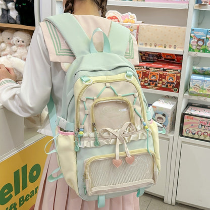Stylische Multi-Compartment Mode Rucksack Brehn