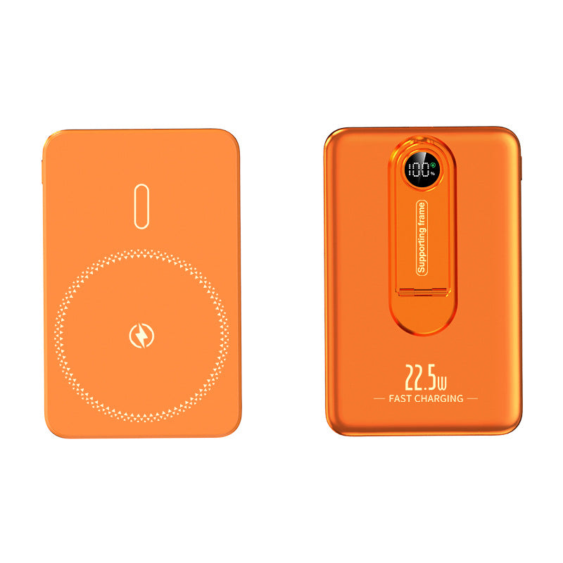 Tragbare Qi-Ladepowerbank mit Integrierter Schnellladefunktion und Digitaler Anzeige Brehn
