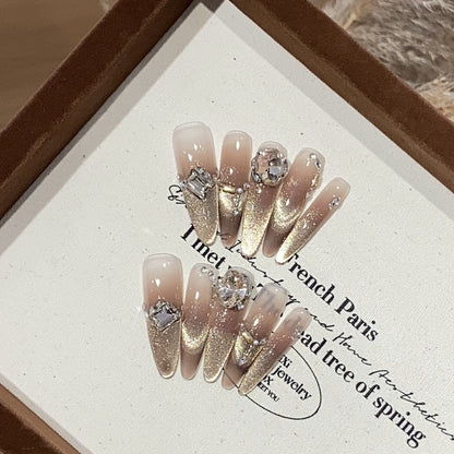 Glamorous Press-On Nail Art Set Brehn