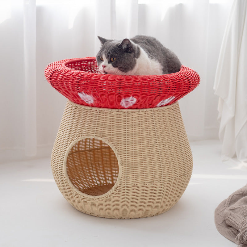 Katzenbett mit integriertem Schlafplatz Brehn